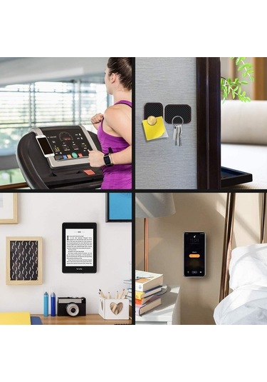 Sones Düz Yapışkanlı Manyetik Araba Cep Telefonu Navigasyon Tutucu Gri