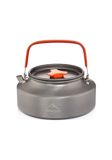 Neevoyu 1.6l Hafif Alüminyum Kamp Çaydanlığı - Doğa Yürüyüşü Ve Kamp İçin Taşınabilir Gümüş