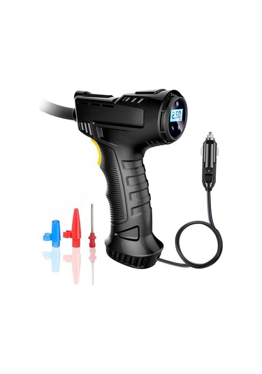 Dinosaurs 120w Araba Hava Pompası Kablolu Elektrikli Araba Lastiği Şişme Pompa Lastikler İçin Taşınabilir Hava Kompresörü Dijital Oto Lastik Şişirme