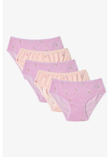 Penti Pembe Kız Çocuk Pinksheep Pamuklu 5'li Slip Külot