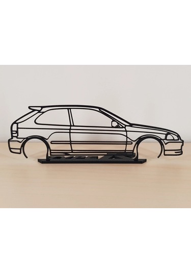 Honda Civic Type R 20cm Plastik Masa Süsü Masa Dekorasyonu