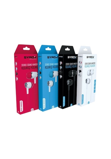 Syrox K17 Stereo Kulak İçi Kulaklık