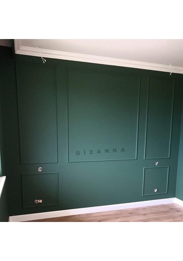 Tv Ünitesi Tasarımı Boyanabilir Çıta Hazır Kesim Anka153