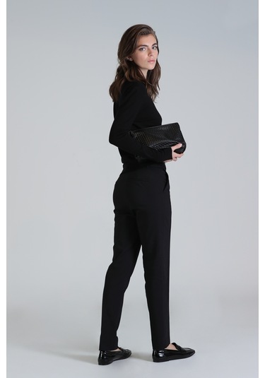 Lufian Sun Kadın Pantolon Siyah Siyah 121190003100100 Siyah