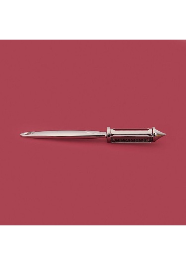 Tohana Çift Bıçaklı Yan Soyacak - Gümüş - 18 Cm Gümüş