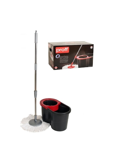 Proff Quantum Black Edition Döner Başlıklı Temizlik Seti 16 L
