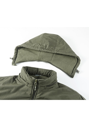 İş Giyim Su Geçirmez Naylon Rüzgarlık, Meikeduo Açık Hava Sporları Polar Astarlı Bisiklet Ceketi Yeşil