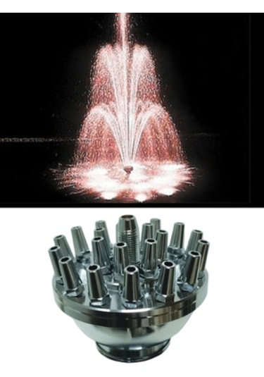 2'' Volkan Nozul 3 Kademeli Süs Havuzu Fıskiyesi