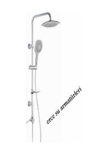 Yağmur Sistem Robot Yuvarlak Başlı Duş Takımı Krom