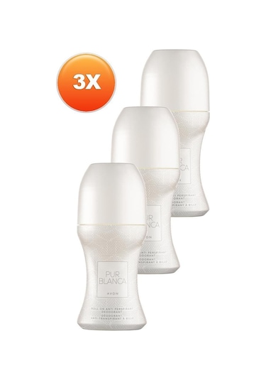Avon Pur Blanca Kadın Roll-On 50 ML x 3