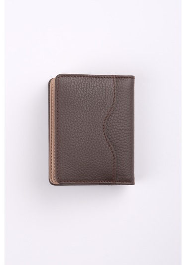 Ancora Leather Hakiki Deri Kartlık-26207 Kahverengi - Camel