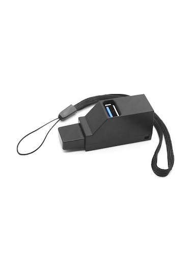 Fastbuy Usb 3.0 Ve 2.0 Hızlı 3 Portlu Genişletici Hub, Siyah, Taşınabilir, Çok Cihaz Kullanımı