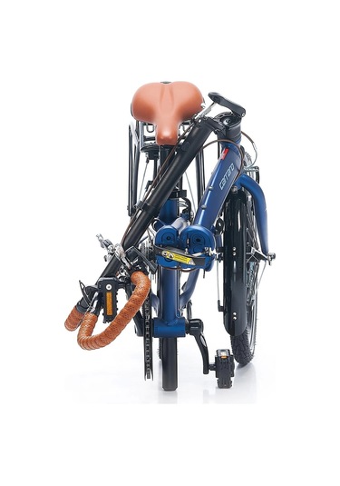 Carraro Flexi Comfort V Fren 8 Vites 20 Jant Katlanır Bisiklet Mat Navy Mavi Parlak Siyah 32 Kadro Çok Renkli