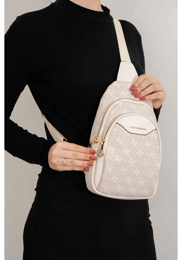 Silver Polo Kadın Bel Çanta 959 Taş