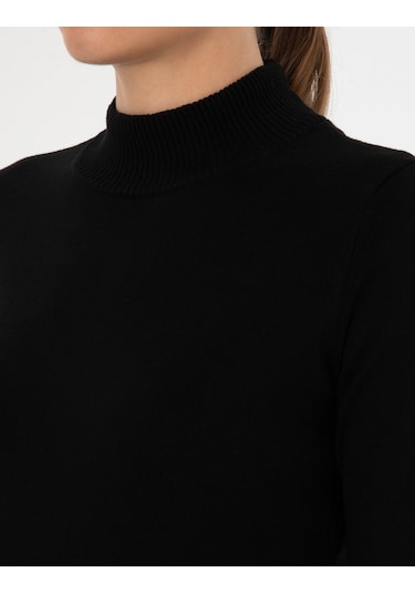 Pierre Cardin Kadın Siyah Kazak /triko 50315768-vr046 Siyah