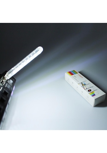 Unichrome Appa Taşınabilir 8 Ledli Büyük Flash USB Led Işık Gece Lambası Çok Renkli