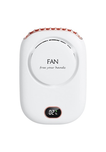 Boyun İçin Kişisel Fan Usb Mini Fan Landard 3 Hızlı Dijital Ekran Pil Partılı Deluxe Kolye Fan Fan Fan Fan Çalışıyor Çalışma İçin Pişirme