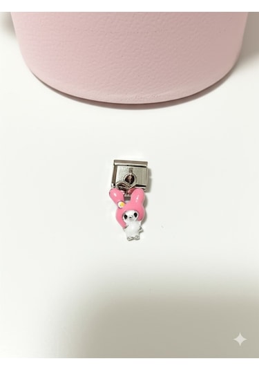 Hello Kitty İtalyan Bileklik Charmı Pembe