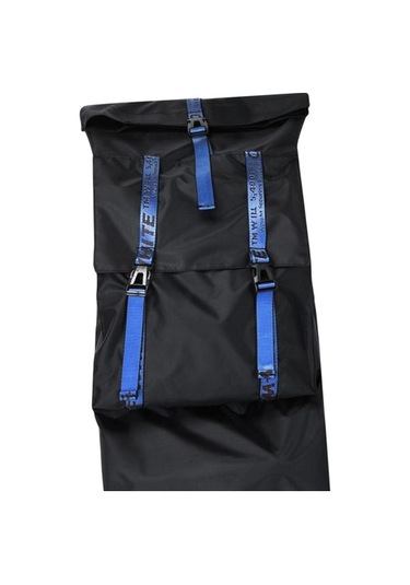 Pazly Suntek Kaykay Çantası Sırt Longboard Taşıma Mavi Dokuma Kumaş Çok Renkli