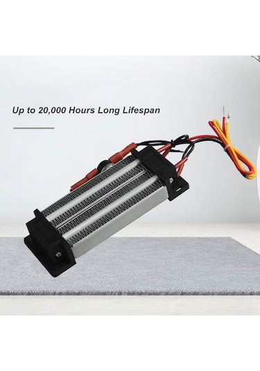 Neevoyu 220v 500w Isı Yalıtımlı Ptc Seramik Hava Isıtıcı, Otomatik Sıcaklık Kontrolü Ve Aşırı Sicaklık Koruması İle, Nemlendirici/ Hava Temizleyici İçin Uygun Gümüş