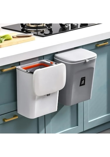 Maoyaya 7/9l Duvara Monte Çöp Tenekesi Ev Arpa Çöp Kutusu Asılı Banyo Çok Renkli Çok Renkli