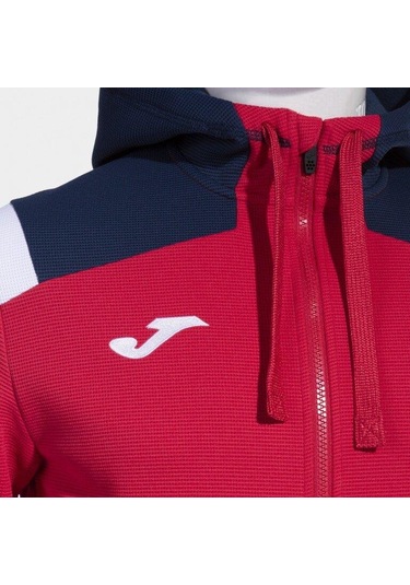 Joma Toledo Zıp-up Kapşonlu Ceket - Kırmızı / Lacivert Kırmızı