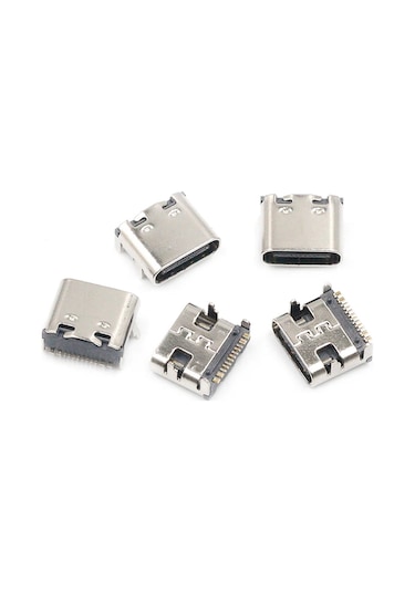 Type-C Usb Soket 16 Pin Smd USB 3.1 Cep Telefonu Elektronik Cihaz