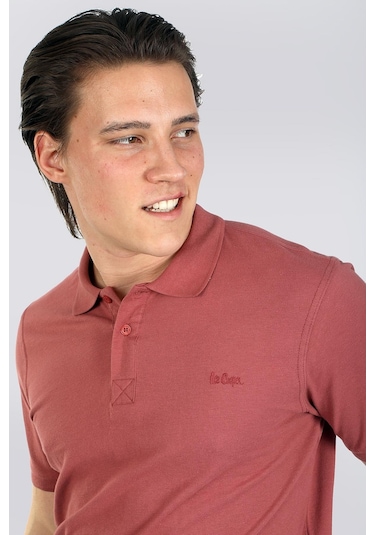 Lee Cooper Twıns 1 Erkek Pike Polo Yaka T-Shırt Gül Kurusu-17949-Gül Kurusu Gülkurusu