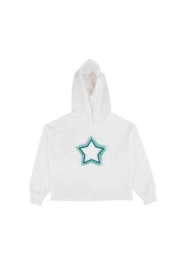 Bestkids Kız Çocuk Kapüşonlu Yıldızlı Sweatshirt 6-14 Yaş 001