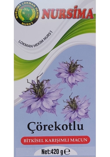 Nursima Çörekotlu Bitkisel Karışım Macun 420 G