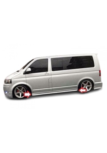 Volkswagen Transporter 2003-2021 Kısa Şase Yan Marşpiyel Seti Pla