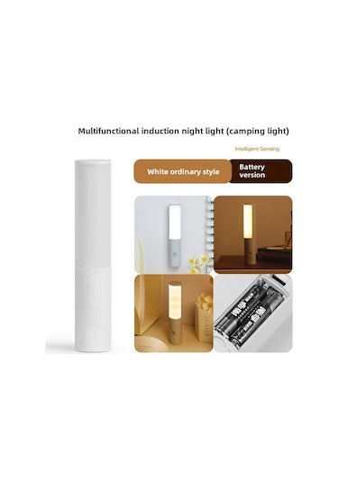 Reedark Akıllı Hareket Algılama Küçük Gece Lambası - El Tutan Kamp Lambası, Koridor Dolap Duvar Lambası, Ev Işığı Ve Stüdyo Işığı Beyaz Pilli, Üç Renkli Sürekli Parlaklık Ayarı Diğer
