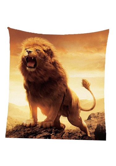 Homyl 3d Hayvan Duvar Dekor Goblen Yatak Odası Oturma Aslan-l