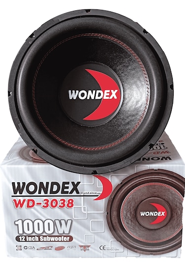 Wondex 1000w 350rms 30cm Bass Subwoofer Profesyonel Hoparlör