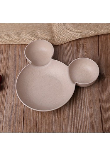 Çevre Dostu 4 Parça Mickey & Minnie Pipet Sofra Takımı - Paslanmaya Dayanıklı