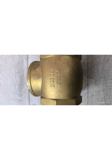 4'' Sarı Pirinç Çalpara Çekvalf Temiz Su