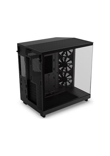 Nzxt H Series H6 Flow CC-H61FB-01 3 x 1 20 MM Atx Oyuncu Kasası Siyah