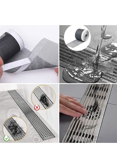 Buffer Kendinden Yapışkanlı Giderlere Haşere Önleyici Bant 2mt Gri