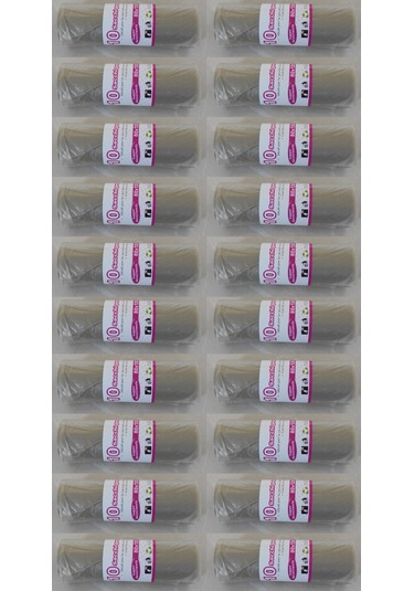 Polyfly Şeffaf Çöp Poşeti 80 x 120 CM 10'lu Rulo 20 Rulo 200 Adet