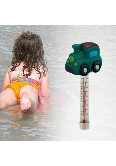 Suntek Yüzer Havuz Termometresi Jakuzi Akvaryumlar Tren-şekli