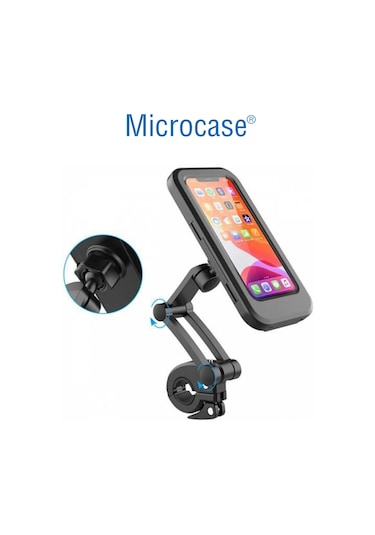 M3 Motosiklet Bisiklet Su Geçirmez Gidon Telefon Tutucu-al4183