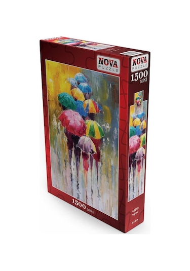 Nova 1500 Parça Yağmur (Renkli Şemsiyeler) Mini Puzzle
