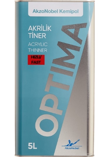 AKZO NOBEL OPTİMA ÜNİVERSAL AKRİLİK TİNER HIZLI 5 LT