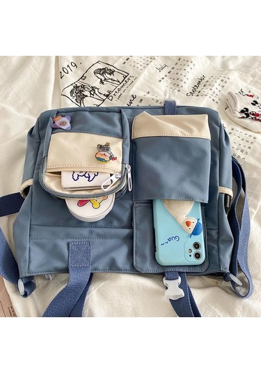 Pembe Su Geçirmez Kadın Çanta Omuzdan Askili Çanta Bayan Askılı Çanta Oxford Crossbody Çanta Tote Kitap Çanta Kızlar İçin Satchels Pembe