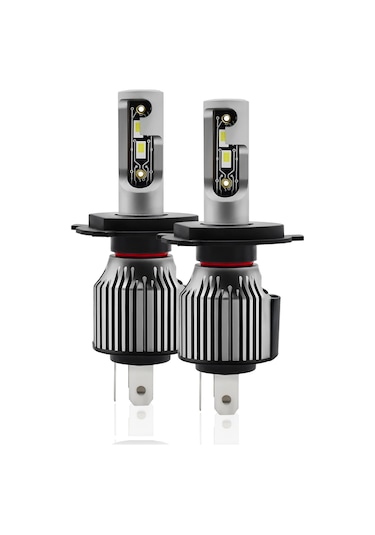 Xindoker Led Far Ampulü A6 H4/9003 120w 6500k 12000lm Ip68 Su Geçirmez 10-32v Uçak Alüminyum Çift Paket