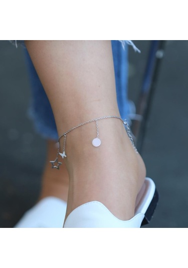 Şans Figürlü Gümüş Halhal Gümüş