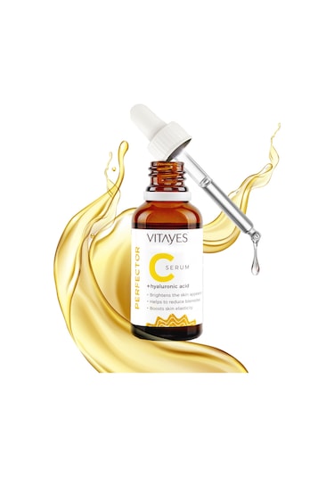 Vitayes Perfector Vitamin C + Hyaluronik Asit Aydınlatıcı Yüz Serumu 30 ML