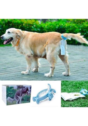 Köpek Kuyruğa Takılan Dışkı Toplama Mandalı (20 Ad Torbalı)