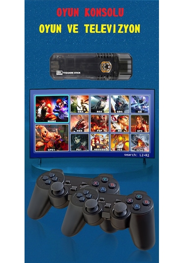 Arcade 8K 10.000 Oyunlu HD Mini TV Android Retro Oyun Konsolu