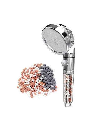 Novahub İyon Filtreli 3 Modlu Su Tasarruflu Duş Başlığı - Abs Malzemeli Diğer